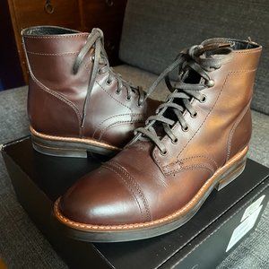 Thursday Boot Co. Men's Captain Brown Premium Leather Lace-up Boots